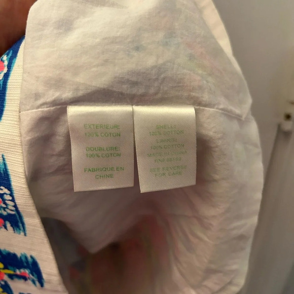 ! Lilly Pulitzer Iveigh Dress Blue Crush Bay Stripe sz 2 - Picture 7 of 7